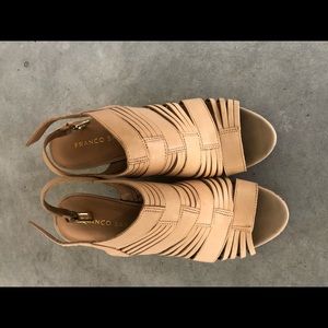 Franco sarto wedge, worn once like NEW